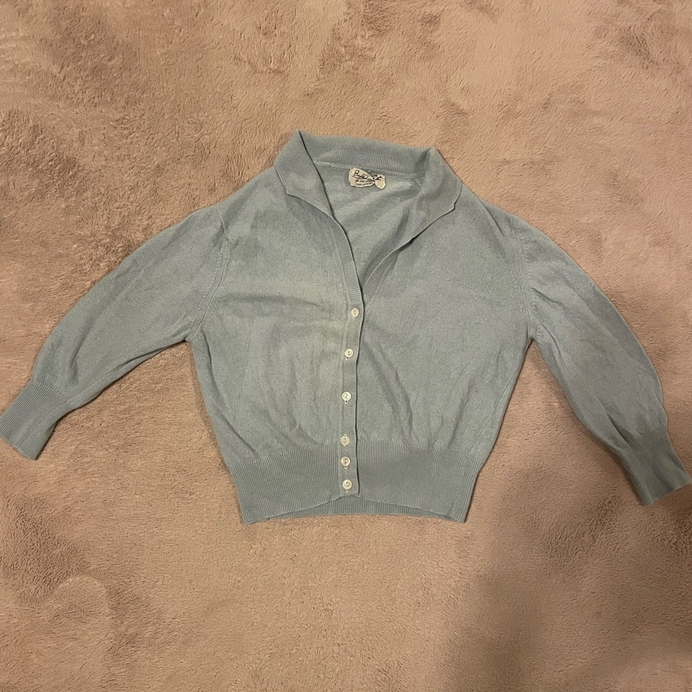 Vintage 100%Cashmere Buttoned Sweater